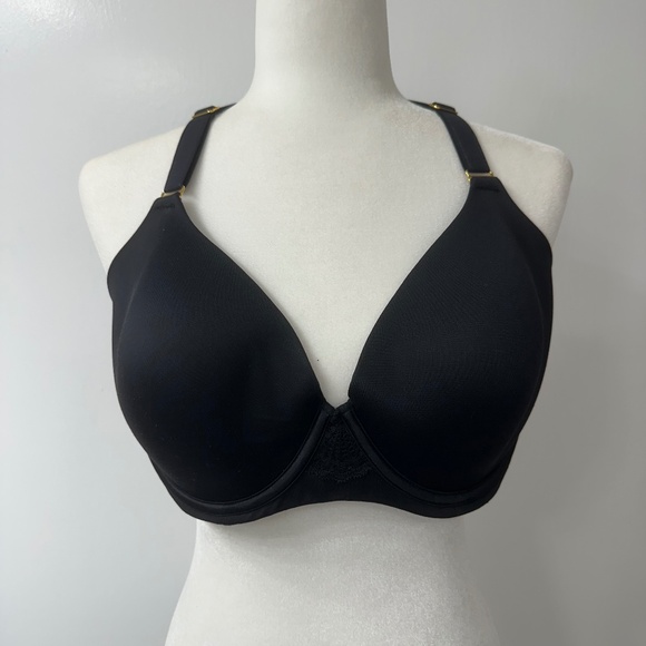 Soma Embraceable FC Geo Lace Racerback Lace Push Up Back - 40D - Black - Picture 2 of 5